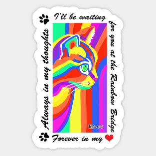 PicatsoCats Rainbow-Cat Sticker